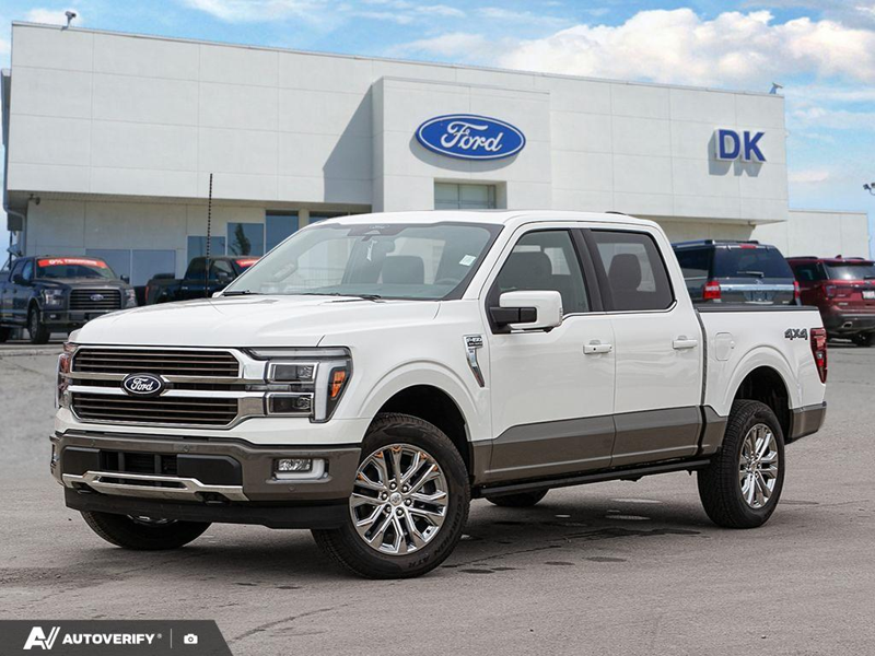 NEW 2026 Ford F-150 King Ranch - Star White Tri-Coat Exterior / JAVA, KING RANCH MULTICONTOUR LEATHER BUCKET SEATS Interior - $98,996 - Stock #D60838 - VIN 1FTFW6L80TFB23571 - Photo 1