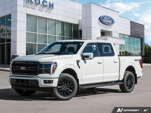 NEW 2026 Ford F-150 LARIAT - Star White Tri-Coat Exterior - $88,660 - Stock #E61044 - VIN 1FTFW5L50TFB69577