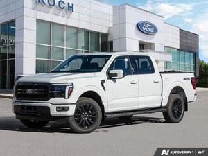 NEW 2026 Ford F-150 LARIAT - Oxford White Exterior - $84,407 - Stock #E61057 - VIN 1FTFW5L51TFB68664