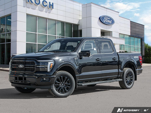 NEW 2026 Ford F-150 LARIAT - Agate Black Metallic Exterior - $87,962 - Stock #E61060 - VIN 1FTFW5L57TFB68362