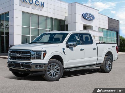 NEW 2026 Ford F-150 LARIAT Long Box - Oxford White Exterior - $77,491 - Stock #E60237 - VIN 1FTFW5L86TFA19404