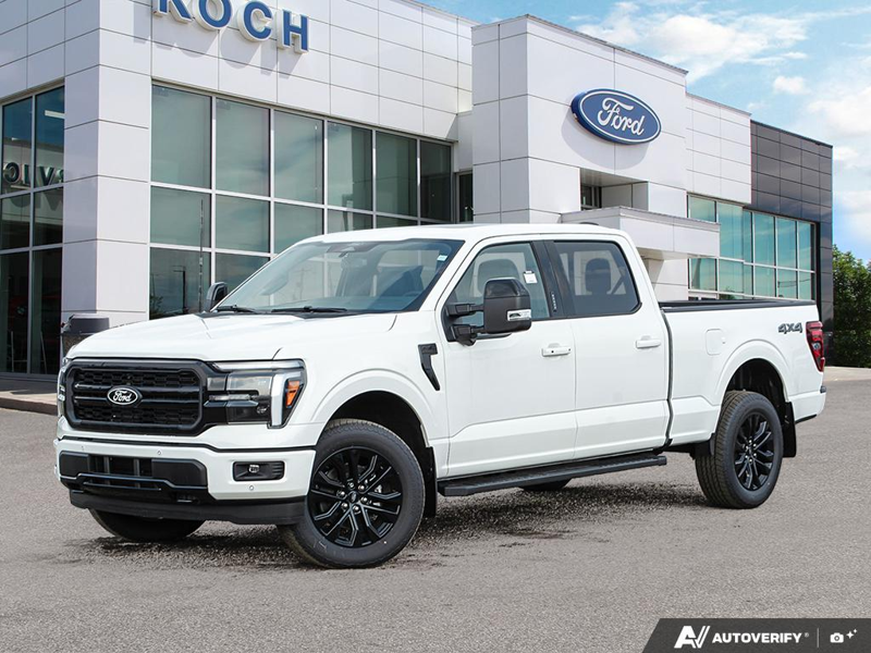 NEW 2026 Ford F-150 LARIAT Long Box - Star White Tri-coat Metallic Exterior / BLACK ACTIVE X Interior - $86,709 - Stock #E60906 - VIN 1FTFW5L82TFB68456 - Photo 1