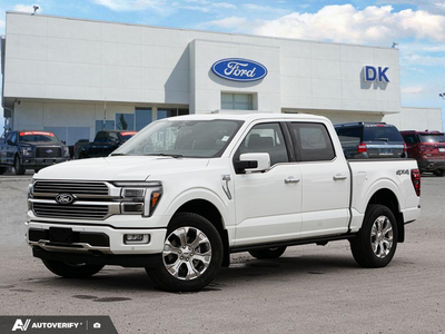 NEW 2026 Ford F-150 Platinum - Star White Tri-Coat Exterior - $105,604 - Stock #D60848 - VIN 1FTFW7L89TFA91242