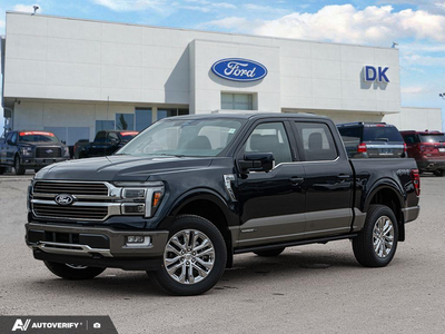 NEW 2026 Ford F-150 King Ranch - Antimatter Blue/marsh Grey Accent Exterior - $103,954 - Stock #D60823 - VIN 1FTFW6LD5TFC56436