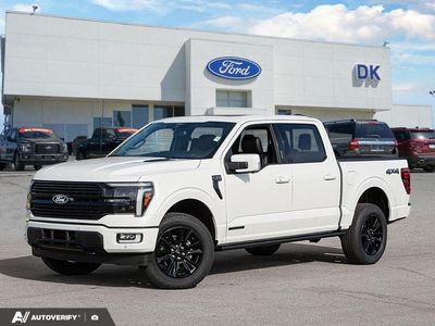 NEW 2026 Ford F-150 Platinum - Star White Tri-Coat Exterior - $103,117 - Stock #D60844 - VIN 1FTFW7LD7TFC56234