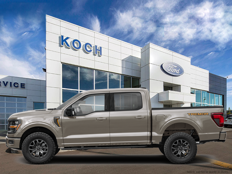 NEW 2026 Ford F-150 Tremor - Marsh Grey Exterior / BLACK, UNIQUE TREMOR LEATHER-TRIMMED BUCKET SEATS Interior - $97,469 - Stock #E60972 - VIN 1FTFW4L54TFB77479 - Photo 1