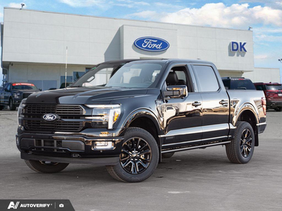 NEW 2026 Ford F-150 Platinum - Agate Black Metallic Exterior - $102,317 - Stock #D60845 - VIN 1FTFW7LD6TFC56273