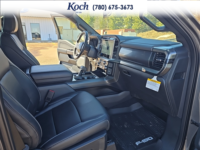 NEW 2026 Ford F-150 LARIAT - Carbonized Grey Metallic Exterior / BLACK Interior - $83,435 - Stock #A26087 - VIN 1FTFW5L86TKD29186 - Photo 21
