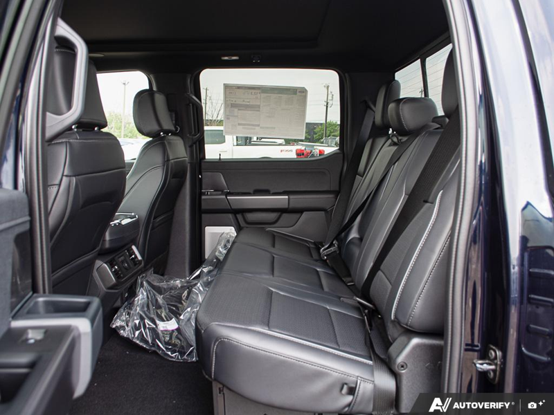 NEW 2026 Ford F-150 LARIAT - Antimatter Blue Metallic Exterior / BLACK, ACTIVEX TRIMMED 40/CONSOLE/40 FRONT SEATS (B) Interior - $86,746 - Stock #E60895 - VIN 1FTFW5L84TFB50430 - Photo 25