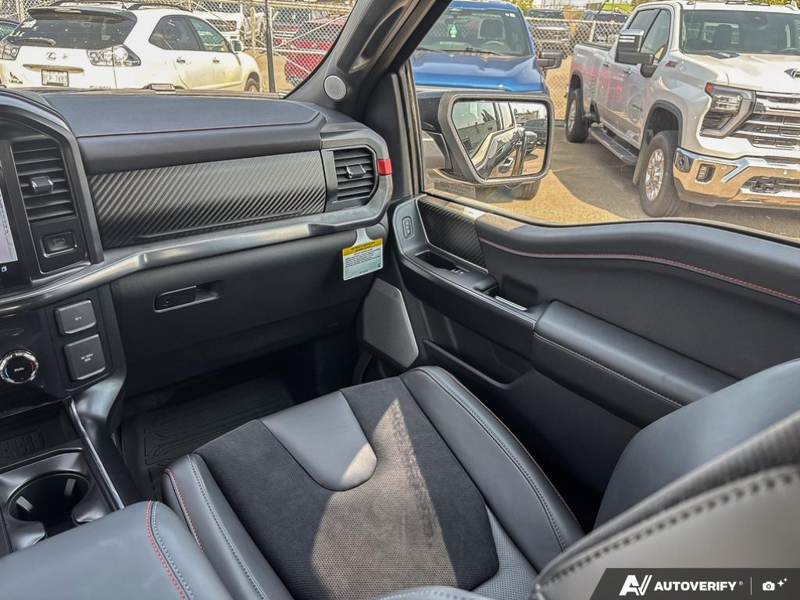 NEW 2026 Ford F-150 Raptor 37 - Antimatter Blue Metallic Exterior / BLACK, RECARO UNIQUE LEATHER INSERT 40/CONSOLE/40 SEATS Interior - $132,683 - Stock #E60969 - VIN 1FTFW1RG2TFB00052 - Photo 25
