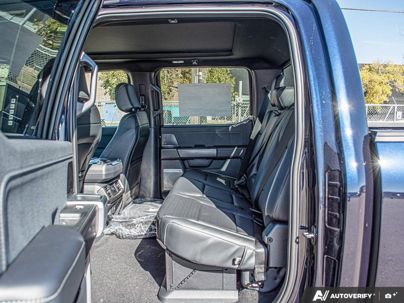 NEW 2026 Ford F-150 LARIAT - Antimatter Blue Metallic Exterior / BLACK, ACTIVEX TRIMMED 40/CONSOLE/40 FRONT SEATS (B) Interior - $82,794 - Stock #E61014 - VIN 1FTFW5L59TFB72462 - Photo 25