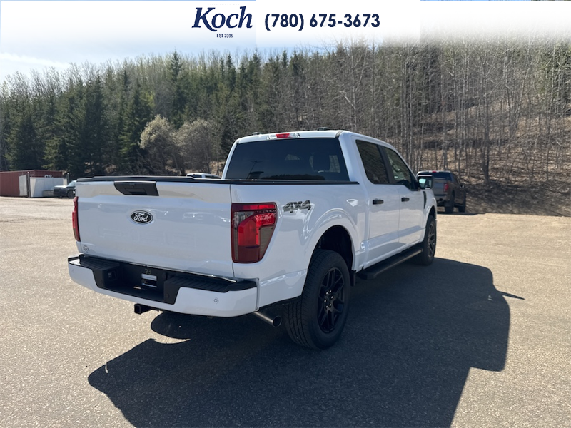 NEW 2026 Ford F-150 STX - Oxford White Exterior / BLACK ONYX/BLUE PREM LEATHER SEATS Interior - $64,780 - Stock #A26150 - VIN 1FTEW2LP5TKD67820 - Photo 2