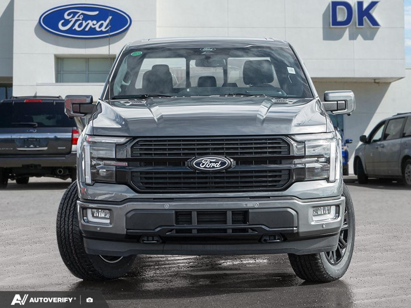 NEW 2026 Ford F-150 Platinum - Carbonized Grey Metallic Exterior / BLACK LEATHER Interior - $97,607 - Stock #D60417 - VIN 1FTFW7L83TFA48418 - Photo 2