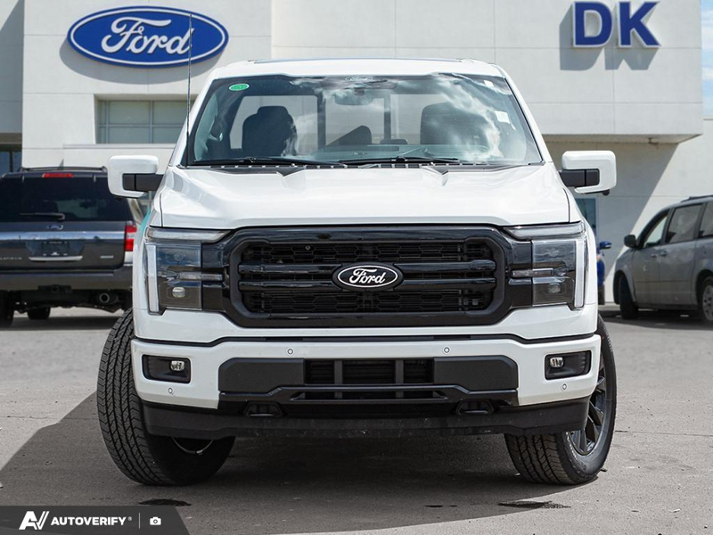 NEW 2026 Ford F-150 LARIAT - Star White Tri-coat Metallic Exterior / BLACK ACTIVE X Interior - $86,793 - Stock #D60573 - VIN 1FTFW5L84TFA96417 - Photo 2