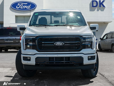 NEW 2026 Ford F-150 LARIAT - Star White Tri-Coat Exterior - $80,505 - Stock #D60672 - VIN 1FTFW5L88TFA34986
