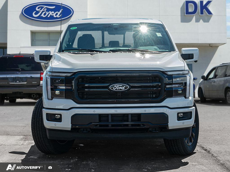 NEW 2026 Ford F-150 LARIAT - Star White Tri-Coat Exterior / BLACK, ACTIVEX TRIMMED 40/CONSOLE/40 FRONT SEATS (B) Interior - $85,206 - Stock #D60672 - VIN 1FTFW5L88TFA34986 - Photo 2