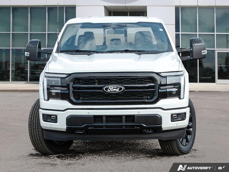 NEW 2026 Ford F-150 LARIAT Long Box - Star White Tri-coat Metallic Exterior / BLACK ACTIVE X Interior - $87,463 - Stock #E60906 - VIN 1FTFW5L82TFB68456 - Photo 2
