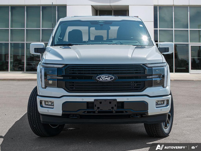 NEW 2026 Ford F-150 Platinum - Star White Tri-coat Metallic Exterior / BLACK LEATHER Interior - $101,257 - Stock #E60938 - VIN 1FTFW7LD4TFB50484 - Photo 2