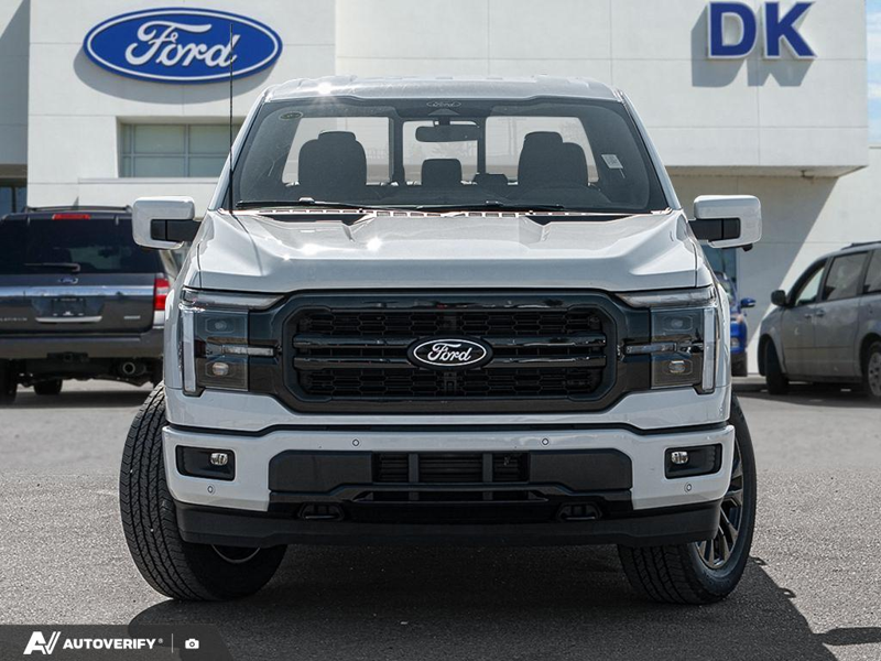 NEW 2026 Ford F-150 LARIAT - Star White Tri-Coat Exterior / BLACK ACTIVE X Interior - $79,020 - Stock #D60681 - VIN 1FTFW5L88TFB70714 - Photo 2