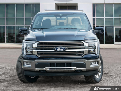 NEW 2026 Ford F-150 King Ranch - Antimatter Blue/marsh Grey Accent Exterior - $92,859 - Stock #E60917 - VIN 1FTFW6L88TFB50436