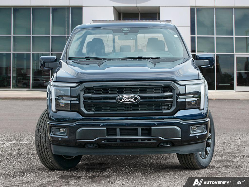 NEW 2026 Ford F-150 LARIAT - Antimatter Blue Metallic Exterior / BLACK, ACTIVEX TRIMMED 40/CONSOLE/40 FRONT SEATS (B) Interior - $83,889 - Stock #E60895 - VIN 1FTFW5L84TFB50430 - Photo 2