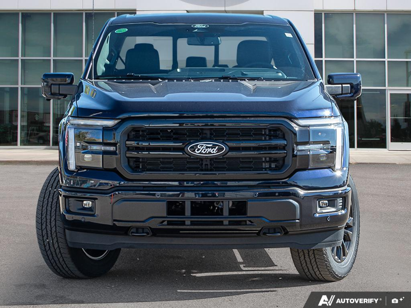 NEW 2026 Ford F-150 LARIAT - Antimatter Blue Metallic Exterior / BLACK, ACTIVEX TRIMMED 40/CONSOLE/40 FRONT SEATS (B) Interior - $87,962 - Stock #E61061 - VIN 1FTFW5L54TFB70859 - Photo 2