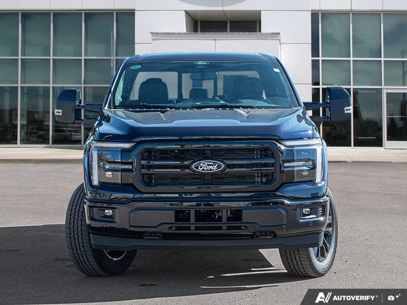 NEW 2026 Ford F-150 LARIAT - Antimatter Blue Metallic Exterior / BLACK, ACTIVEX TRIMMED 40/CONSOLE/40 FRONT SEATS (B) Interior - $82,794 - Stock #E61014 - VIN 1FTFW5L59TFB72462 - Photo 2