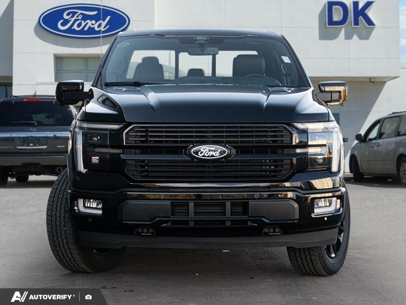 NEW 2026 Ford F-150 Platinum - Agate Black Metallic Exterior / BLACK LEATHER Interior - $102,317 - Stock #D60845 - VIN 1FTFW7LD6TFC56273 - Photo 2