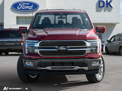 NEW 2026 Ford F-150 King Ranch - Ruby Red/marsh Grey Exterior - $93,917 - Stock #D60867 - VIN 1FTFW6L88TFC22199