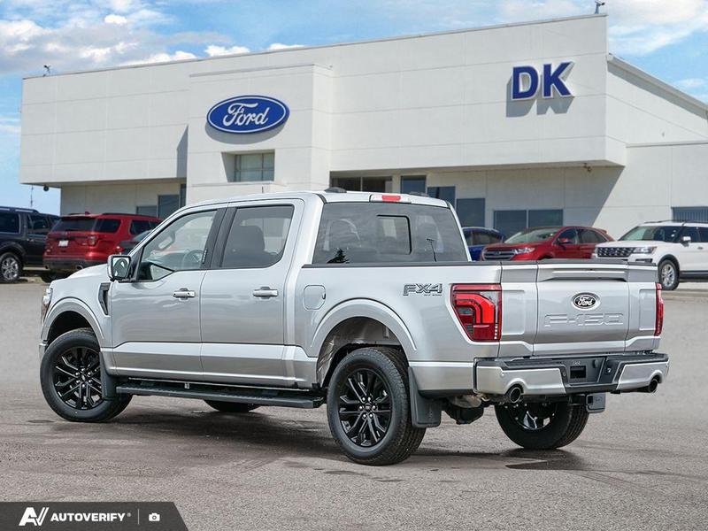 NEW 2026 Ford F-150 LARIAT - Iconic Silver Metallic Exterior / BLACK ACTIVE X Interior - $89,177 - Stock #D60365 - VIN 1FTFW5L86TFA25008 - Photo 4