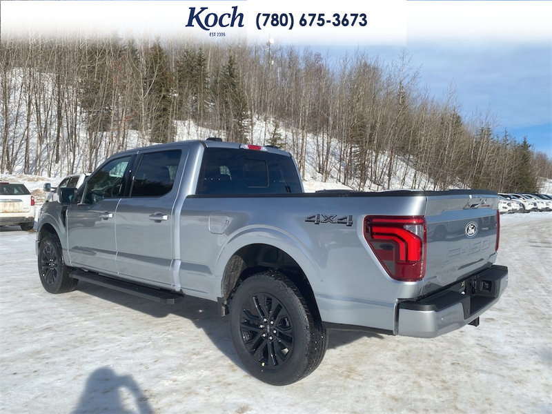 NEW 2026 Ford F-150 LARIAT - Iconic Silver Metallic Exterior / BLACK Interior - $82,685 - Stock #A26077 - VIN 1FTFW5L88TKD37502 - Photo 3