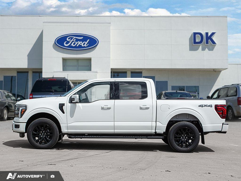NEW 2026 Ford F-150 LARIAT - Star White Tri-coat Metallic Exterior / BLACK ACTIVE X Interior - $86,793 - Stock #D60573 - VIN 1FTFW5L84TFA96417 - Photo 3