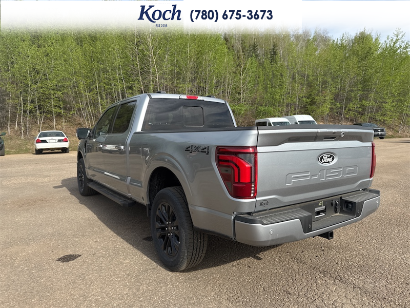NEW 2026 Ford F-150 LARIAT - Iconic Silver Metallic Exterior / BLACK Interior - $77,297 - Stock #A26077 - VIN 1FTFW5L88TKD37502 - Photo 3