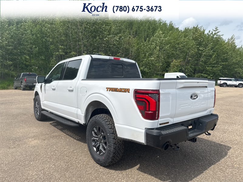 NEW 2026 Ford F-150 Tremor - Oxford White Exterior / BLACK TREMOR LEATHER Interior - $92,020 - Stock #A26213 - VIN 1FTFW4L88TFA60532 - Photo 3