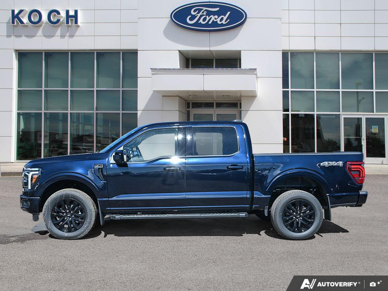 NEW 2026 Ford F-150 LARIAT - Antimatter Blue Metallic Exterior / BLACK ACTIVE X Interior - $80,784 - Stock #E60833 - VIN 1FTFW5L82TFB48398 - Photo 3