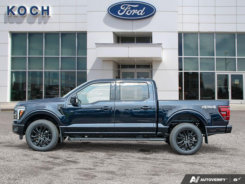 NEW 2026 Ford F-150 LARIAT - Antimatter Blue Metallic Exterior / BLACK ACTIVE X Interior - $82,707 - Stock #E60868 - VIN 1FTFW5L87TFB46954 - Photo 3