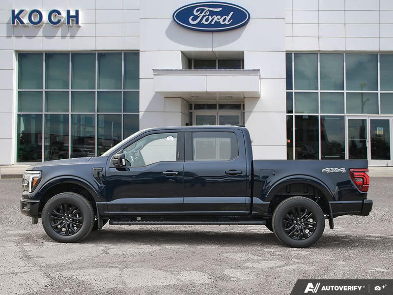 NEW 2026 Ford F-150 LARIAT - Antimatter Blue Metallic Exterior / BLACK ACTIVE X Interior - $86,262 - Stock #E60899 - VIN 1FTFW5L83TFB68837 - Photo 3