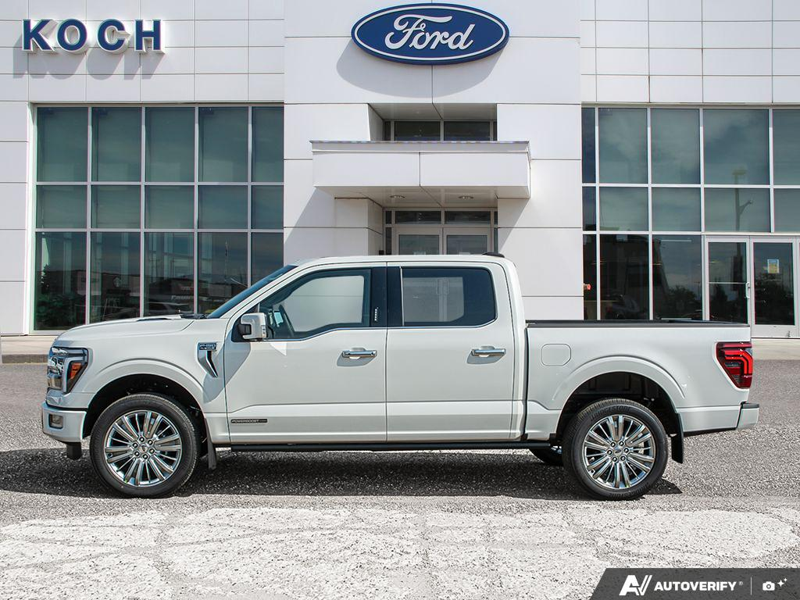 NEW 2026 Ford F-150 Platinum Plus - Star White Tri-coat Metallic Exterior / SMOKED TRUFFLE LTD LEATHER BUCKET SEATS Interior - $109,934 - Stock #E60939 - VIN 1FTFW7LD6TFB65438 - Photo 3