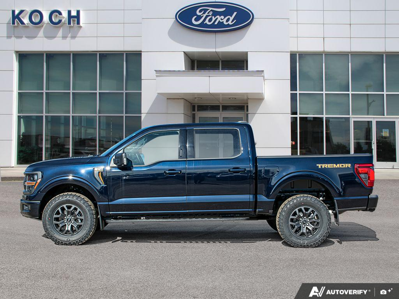 NEW 2026 Ford F-150 Tremor - Antimatter Blue Metallic Exterior / BLACK SPORT CLOTH Interior - $77,637 - Stock #E60541 - VIN 1FTFW4L54TFA70979 - Photo 3