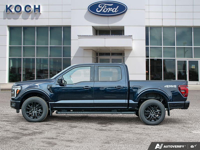 NEW 2026 Ford F-150 LARIAT - Antimatter Blue Metallic Exterior / BLACK, ACTIVEX TRIMMED 40/CONSOLE/40 FRONT SEATS (B) Interior - $83,889 - Stock #E60895 - VIN 1FTFW5L84TFB50430 - Photo 3