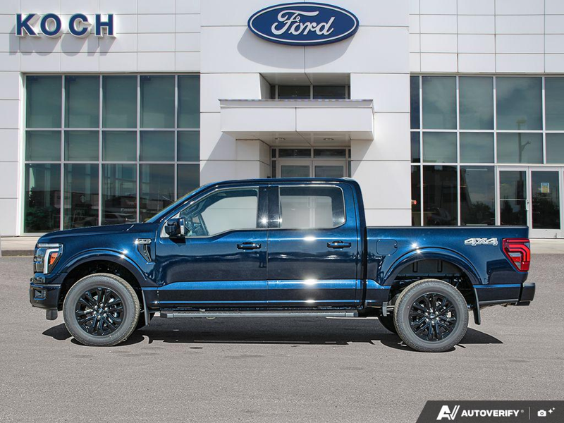 NEW 2026 Ford F-150 LARIAT - Antimatter Blue Metallic Exterior / BLACK, ACTIVEX TRIMMED 40/CONSOLE/40 FRONT SEATS (B) Interior - $78,859 - Stock #E61062 - VIN 1FTFW5L50TFB76593 - Photo 3
