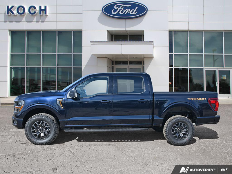 NEW 2026 Ford F-150 Tremor - Antimatter Blue Metallic Exterior / BLACK, UNIQUE SPORT CLOTH 40/CONSOLE/40 POWER FRONT SEAT Interior - $76,929 - Stock #E61089 - VIN 1FTFW4L5XTFC08671 - Photo 3