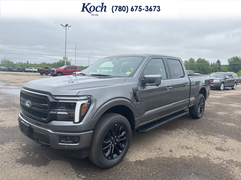 NEW 2026 Ford F-150 LARIAT - Carbonized Grey Metallic Exterior / BLACK Interior - $84,235 - Stock #A26187 - VIN 1FTFW5L81TKD65772 - Photo 4