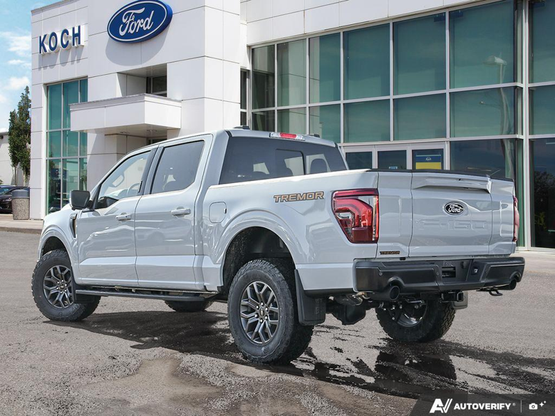 NEW 2026 Ford F-150 Tremor - Avalanche Exterior / BLACK TREMOR LEATHER Interior - $90,869 - Stock #E60496 - VIN 1FTFW4L81TFA63398 - Photo 4