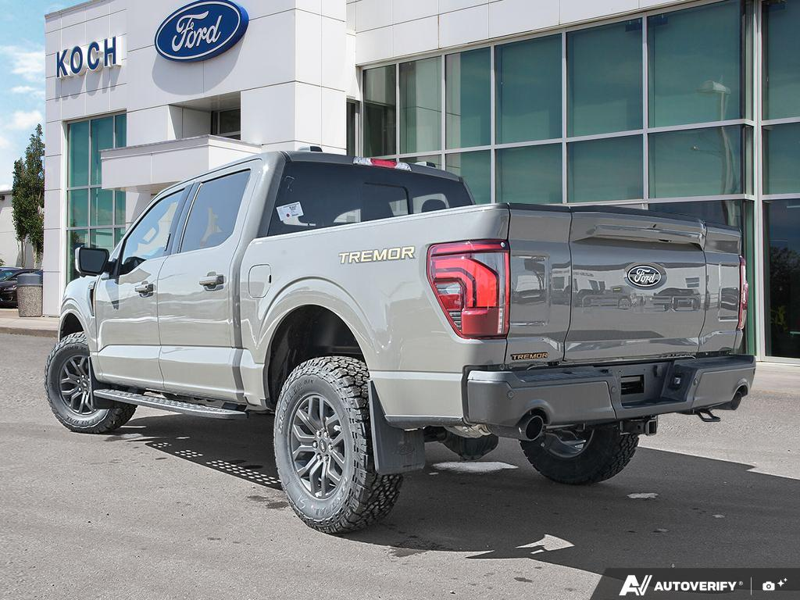 NEW 2026 Ford F-150 Tremor - Marsh Gray Exterior / BLACK TREMOR LEATHER Interior - $91,969 - Stock #E60629 - VIN 1FTFW4L82TFA45685 - Photo 4