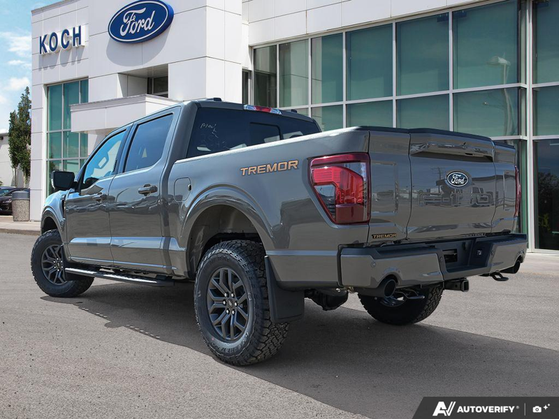 NEW 2026 Ford F-150 Tremor - Marsh Gray Exterior / BLACK TREMOR LEATHER Interior - $89,864 - Stock #E60583 - VIN 1FTFW4L59TFA81038 - Photo 4