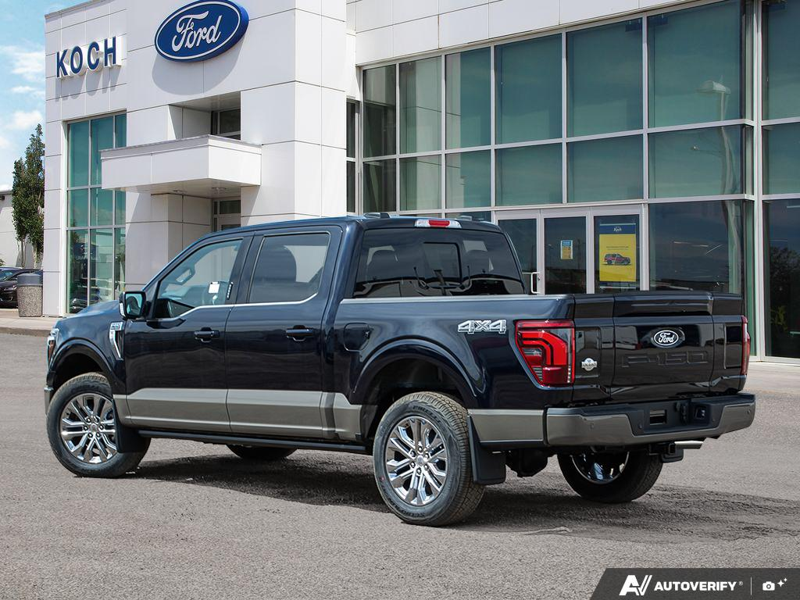 NEW 2026 Ford F-150 King Ranch - Antimatter Blue/marsh Grey Accent Exterior / JAVA Interior - $96,754 - Stock #E60587 - VIN 1FTFW6L84TFA45392 - Photo 4