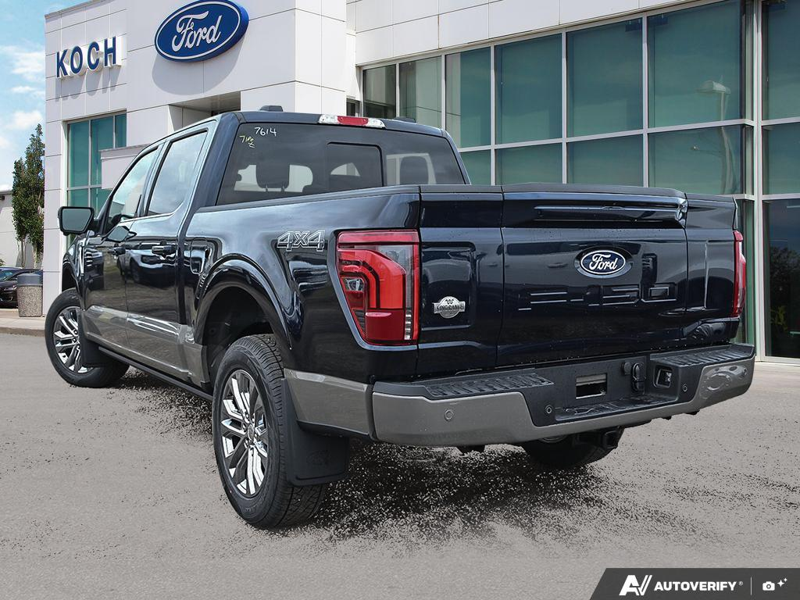NEW 2026 Ford F-150 King Ranch - Antimatter Blue/marsh Grey Accent Exterior / JAVA Interior - $95,909 - Stock #E60724 - VIN 1FTFW6L80TFB07614 - Photo 4