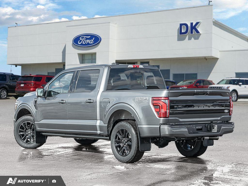 NEW 2026 Ford F-150 Platinum - Carbonized Grey Metallic Exterior / BLACK LEATHER Interior - $97,607 - Stock #D60417 - VIN 1FTFW7L83TFA48418 - Photo 4