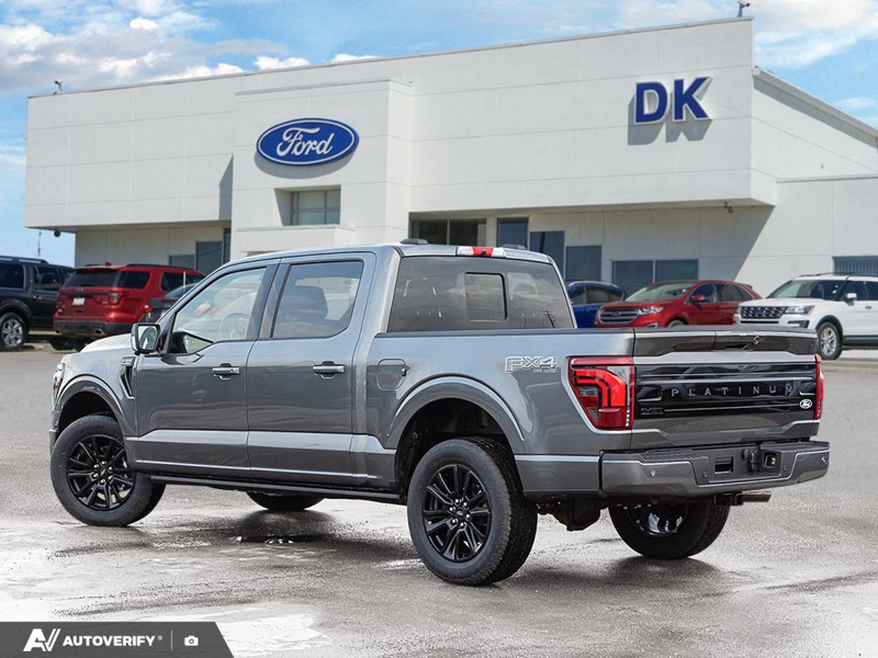 NEW 2026 Ford F-150 Platinum - Carbonized Grey Metallic Exterior / BLACK LEATHER Interior - $96,347 - Stock #D60463 - VIN 1FTFW7L87TFA51192 - Photo 4